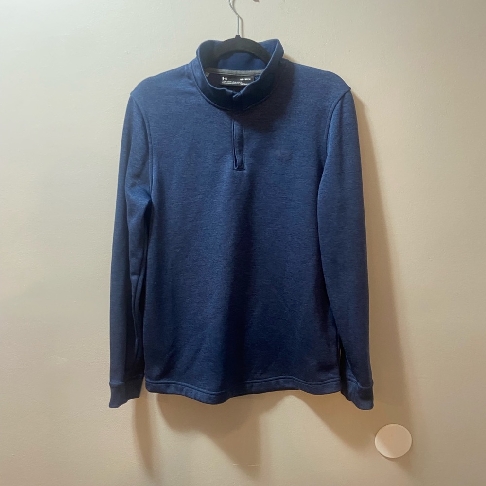 Men's Blue Quarter-Zip Pullover